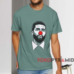 Dave Portnoy Kyrie Clown Shirt Light Green T shirt