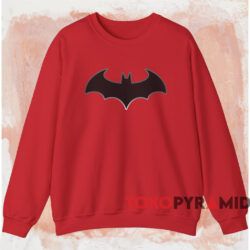 DC Comics Batman Logo T-shirt 3 Dc Comics Batman Logo T shirt Red Sweatshirt