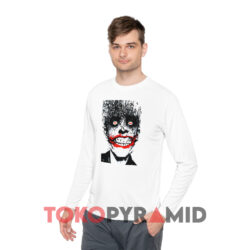 DC Comics Batman The Joker Bats Shirt 4 Dc Comics Batman The Joker Bats White Long sleeved