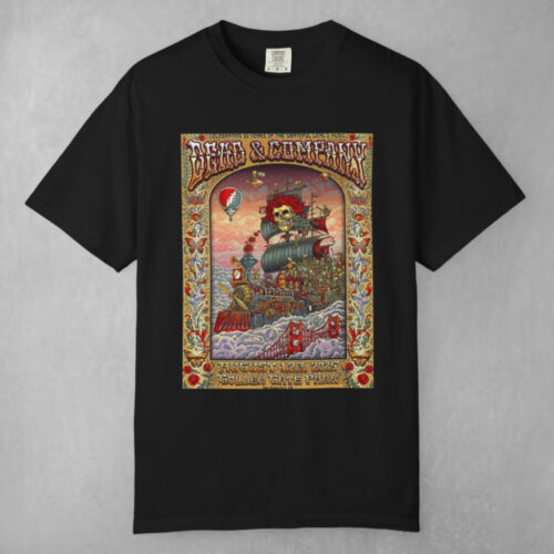 Dead And Company Celebrating 60 Years Of The Grateful Dead’s Music Golden Gate Park On August 1 2 3 2025 T shirt Dead And Company Celebrating 60 Years Of The Grateful Dead’s Music Golden Gate Park On August 1 2 3 2025 T shirt