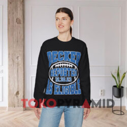 Decker Reported As Eligible Black Sweatshirt