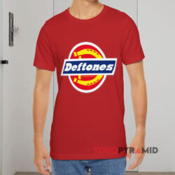 Deftones Dickies Shirt 4 Deftones Dickies Red T shirt