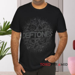 Deftones Floral Burst Black T shirt