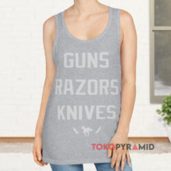 Deftones Guns Razors Knives Shirt 2 Deftones Guns Razors Knives Tank Top
