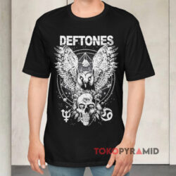 Deftones Owl And Skull Black T shirt