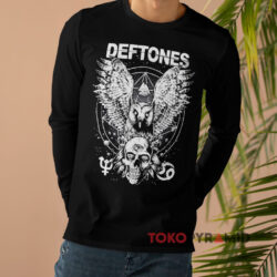 Deftones Owl And Skull Shirt 4 Deftones Owl And Skull Long sleeved