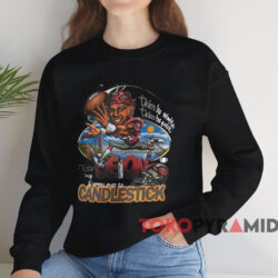 Deion Sanders Jumps Over To Candlestick T-shirt 3 Deion Sander Jumps Over To Candlestick T shirt Black Sweatshirt