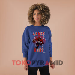 Demon Angry Runs Shirt 2023 Good Morning Football 2 Demon Angry Runs Shirt 2023 Good Morning Football Blue Sweatshirt
