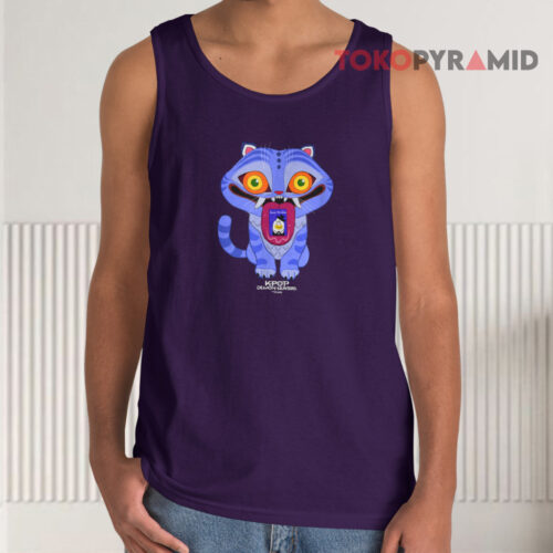 Derpy Tiger Kpop Demon Hunters Tank Top Derpy Tiger Kpop Demon Hunters Tank Top