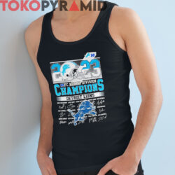Detroit Lions 2023 NFC North Champions Signature Shirt 2 Detroit Lions 2023 NFC North Champions Signature Shirt
