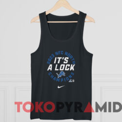 Detroit Lions 2023 NFC North Division Champions Locker Room T-Shirt 4 Detroit Lions Nike 2023 Nfc North Division Champions Locker Room Trophy Collection T shirt Black TankTop