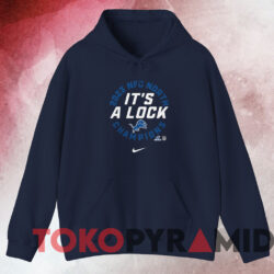 Detroit Lions 2023 NFC North Division Champions Locker Room T-Shirt 3 Detroit Lions Nike 2023 Nfc North Division Champions Locker Room Trophy Collection T shirt Navy Hoodie