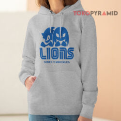 Detroit Lions Sonic And Knuckles Shirt 3 Detroit Lions Sonic And Knuckles Hoodie