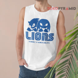 Detroit Lions Sonic And Knuckles Shirt 4 Detroit Lions Sonic And Knuckles Tank Top