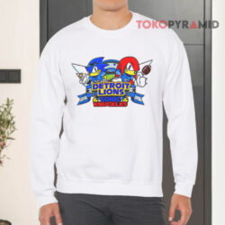 Detroit Lions x Sonic and Knuckles Shirt 3 Detroit Lions X Sonic And Knuckles Sweatshirt Front