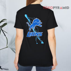 Detroit Lions x Sonic and Knuckles Shirt 2 Detroit Lions X Sonic And Knuckles T shirt Back