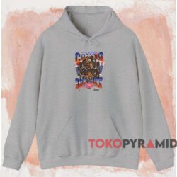 Detroit Pistons 1990 World Champs Back 2 Back Shirt Grey Hoodie