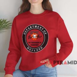Detroit Pistons Bad Boys Department Of Defense Shirt 3 Detroit Pistons Bad Boys Department Of Defense Shirt Red Sweatshirt