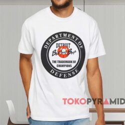 Detroit Pistons Bad Boys Department Of Defense Shirt White T shirt