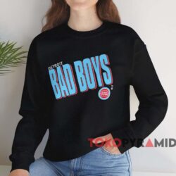 Detroit Pistons Bad Boys Shirt Black Sweatshirt
