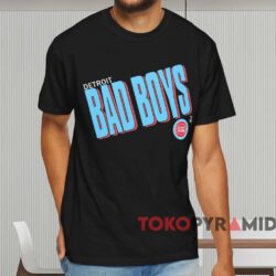 Detroit Pistons Bad Boys Shirt Black T shirt