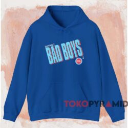 Detroit Pistons Bad Boys Shirt Blue Hoodie