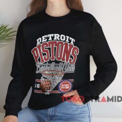 Detroit Pistons Basketball Club Shirt 3 Detroit Pistons Basketball Club Shirt Black Sweatshirt