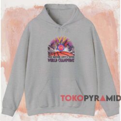 Detroit Pistons The Motor City's 1990 World Champions Shirt Grey Hoodie