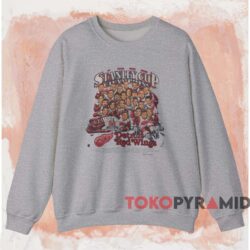Detroit Red Wings 1998 Stanley Cup Champions Caricature Shirt Grey Sweatshirt