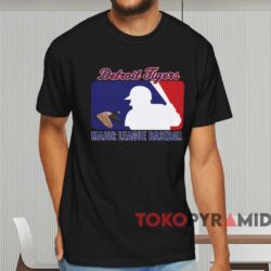 Detroit Tigers Major League Baseball Shirt Black T shirt