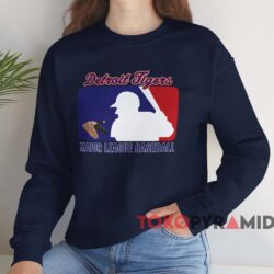 Detroit Tigers Major League Baseball Shirt Navy Sweatshirt