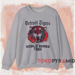 Detroit Tigers World Series 1984 Shirt 4 Detroit Tigers World Series 1984 Shirt Grey Sweatshirt