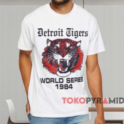 Detroit Tigers World Series 1984 Shirt White T shirt