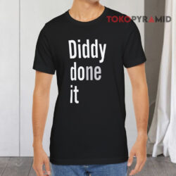 Diddy Done It Black T shirt