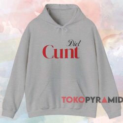 Diet Cunt Shirt 2 Diet Cunt Shirt Grey Hoodie