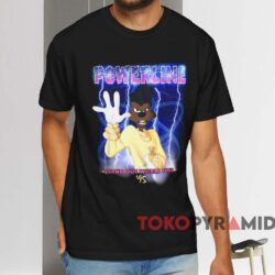 Disney A Goofy Movie Powerline '95 World Tour T shirt Black T shirt
