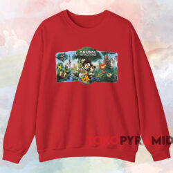 Disney Animal Kingdom T shirt Red Sweatshirt