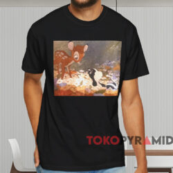 Disney Bambi T shirt Black T shirt