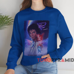 Disney Captain EO Michael Jackson T-shirt 4 Disney Captain Eo Michael Jackson T shirt Blue Sweatshirt
