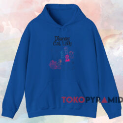 Disney Cat Lady T shirt Blue Hoodie