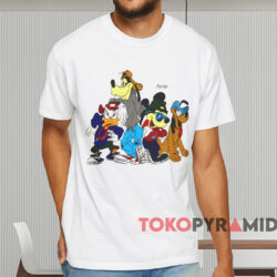 Disney Characters Hip Hop T shirt White T shirt