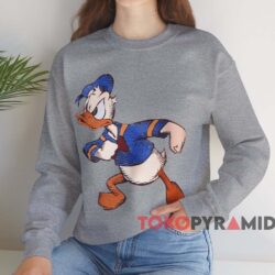 Disney Donald Duck Angry T-shirt 4 Disney Donald Duck Angry T shirt Grey Sweatshirt