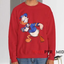 Disney Donald Duck Angry T-shirt 3 Disney Donald Duck Angry T shirt Red Sweatshirt
