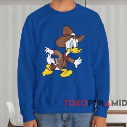 Disney Donald Duck Cowboy T-shirt 4 Disney Donald Duck Cowboy T shirt Blue Sweatshirt