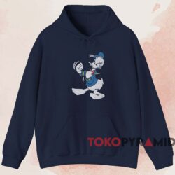 Disney Donald Duck Fighting T-shirt 2 Disney Donald Duck Fighting T shirt Navy Hoodie