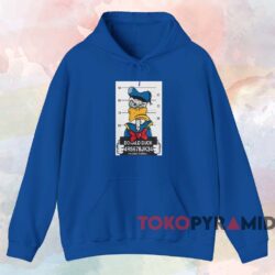 Disney Donald Duck Mugshot T-shirt 2 Disney Donald Duck Mugshot T shirt Blue Hoodie