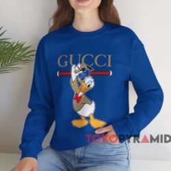 Gucci x Disney Donald Duck T-shirt 4 Disney Donald Duck T shirt Blue Sweatshirt