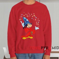 Disney Fantasia Mickey Mouse T-Shirt 4 Disney Fantasia Mickey Mouse T shirt Red Sweatshirt