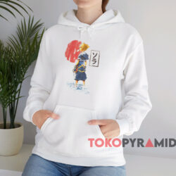 Disney Kingdom Hearts Sora Sun T shirt White Hoodie