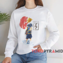 Disney Kingdom Hearts Sora Sun T shirt White Sweatshirt